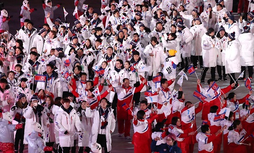 2018年平昌五輪当時の南北選手