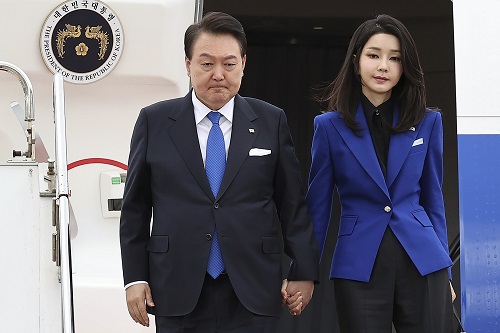 尹錫悦大統領とキム・ゴンヒ夫人