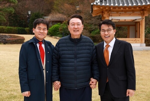 チョン・ハンギル氏、尹錫悦前大統領、ユン・サンヒョン議員