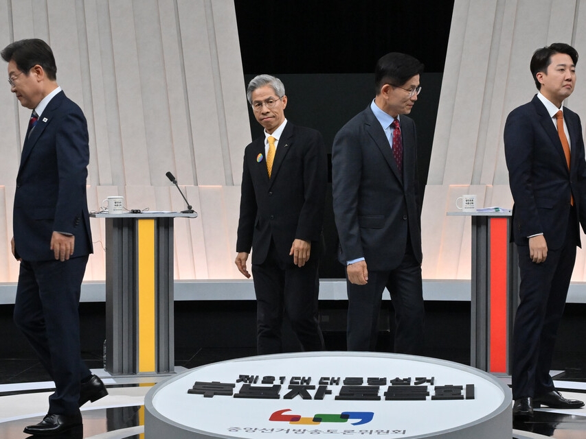 韓国大統領選、最後のテレビ討論会は「貶め合い合戦」で終了…“ネガティブ攻防戦”の120分間