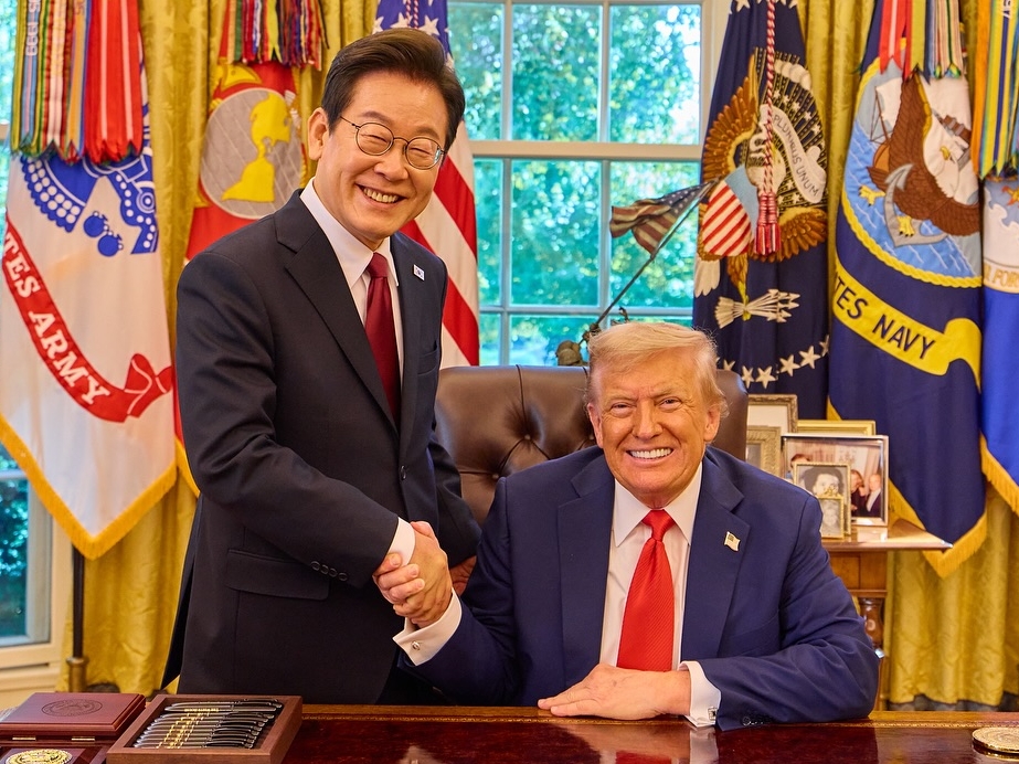 支持率が2週連続で下落していた韓国・李在明大統領、59％にまで回復　米韓首脳会談の影響か