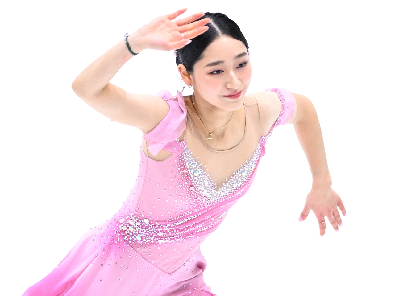 19歳で引退した“K-POPアイドル似”韓国フィギュア女子　可憐な和装姿で京都降臨