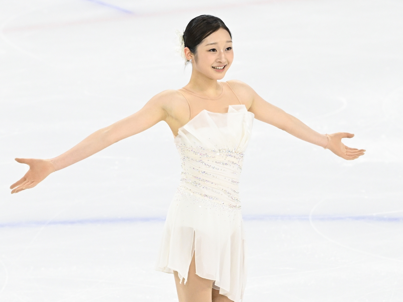 アイドル級の美貌に釘付け…韓国の17歳フィギュア女子が魅力炸裂　ミラノ五輪代表シン・ジア